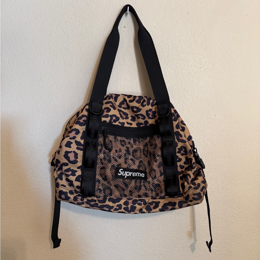 Supreme Leopard Print “Mini Duffel”